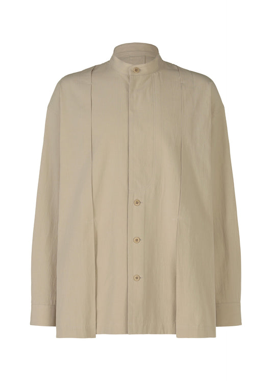 A product shot of the IM MEN WHITE SHIRT clothing in light beige (40).