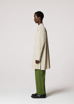 A model wears the IM MEN WHITE SHIRT clothing.