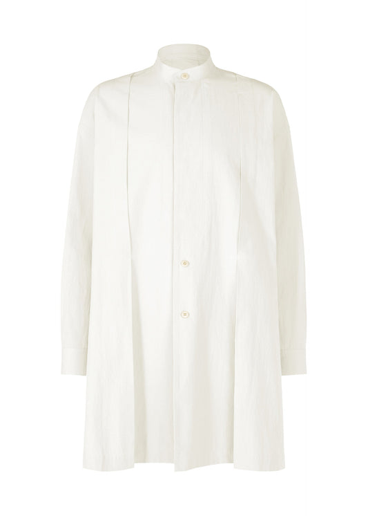 A product shot of the IM MEN WHITE SHIRT clothing in off-white (02).