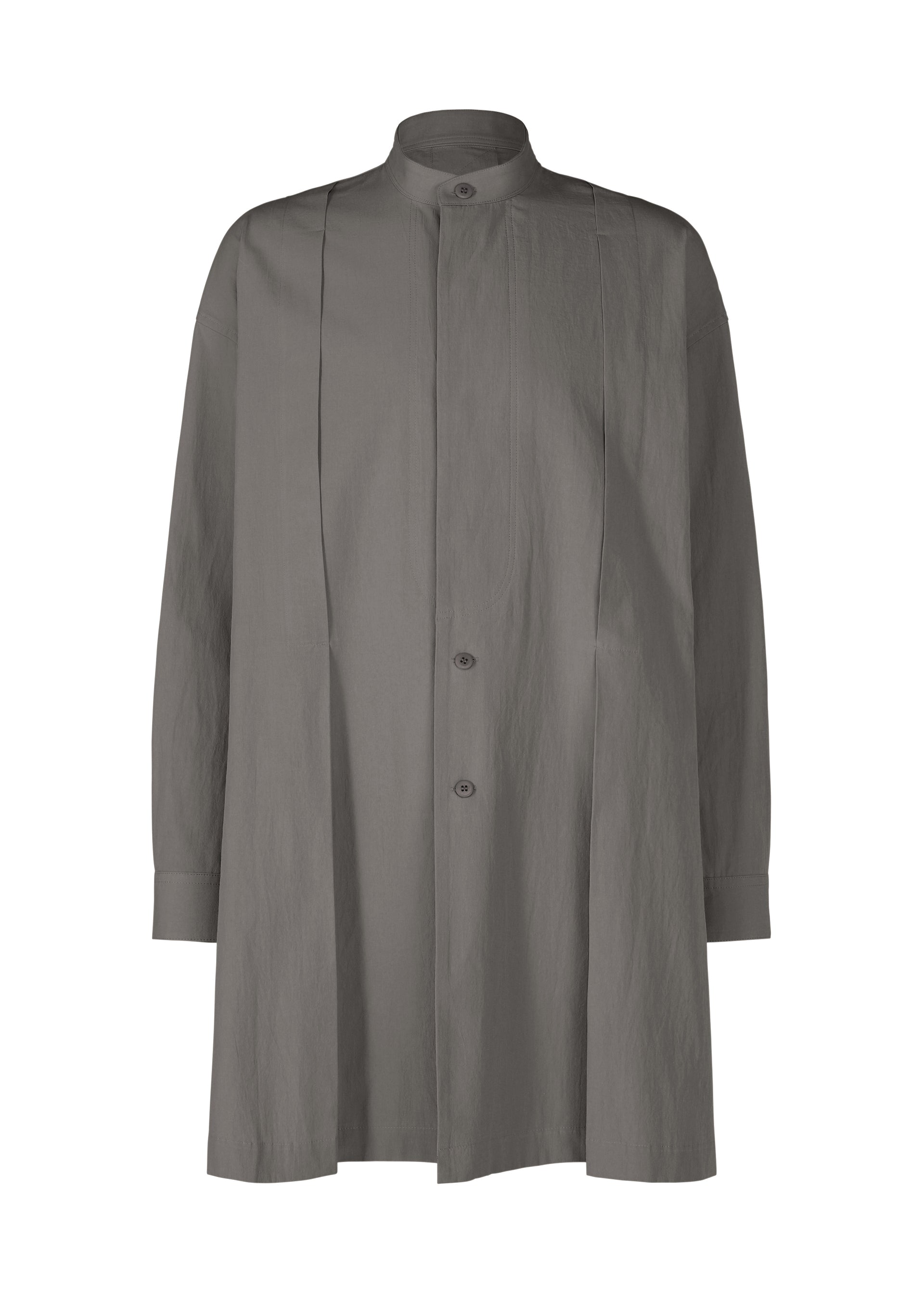 A product shot of the IM MEN WHITE SHIRT clothing in grey (12).