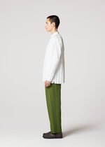 A model wears the IM MEN WRINKLE SHIRT shirt.