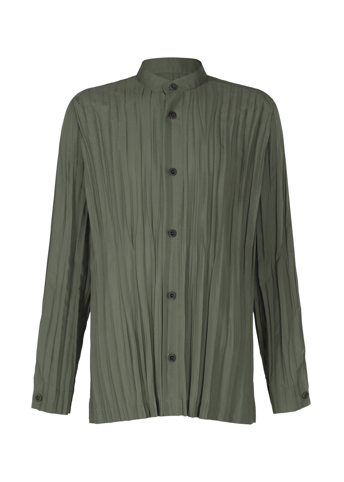 A product shot of the IM MEN WRINKLE SHIRT shirt in charcoal grey (13).