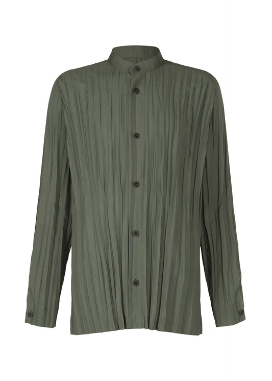 A product shot of the IM MEN WRINKLE SHIRT shirt in charcoal grey (13).