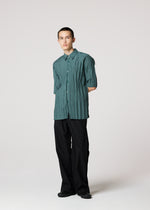 WRINKLE SHIRT Shirt Blue Grey