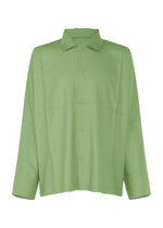 A product shot of the IM MEN COMPACT SHIRT shirt in light green (60).