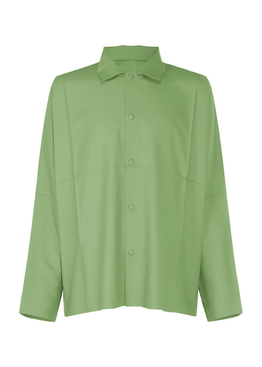 A product shot of the IM MEN COMPACT SHIRT shirt in light green (60).