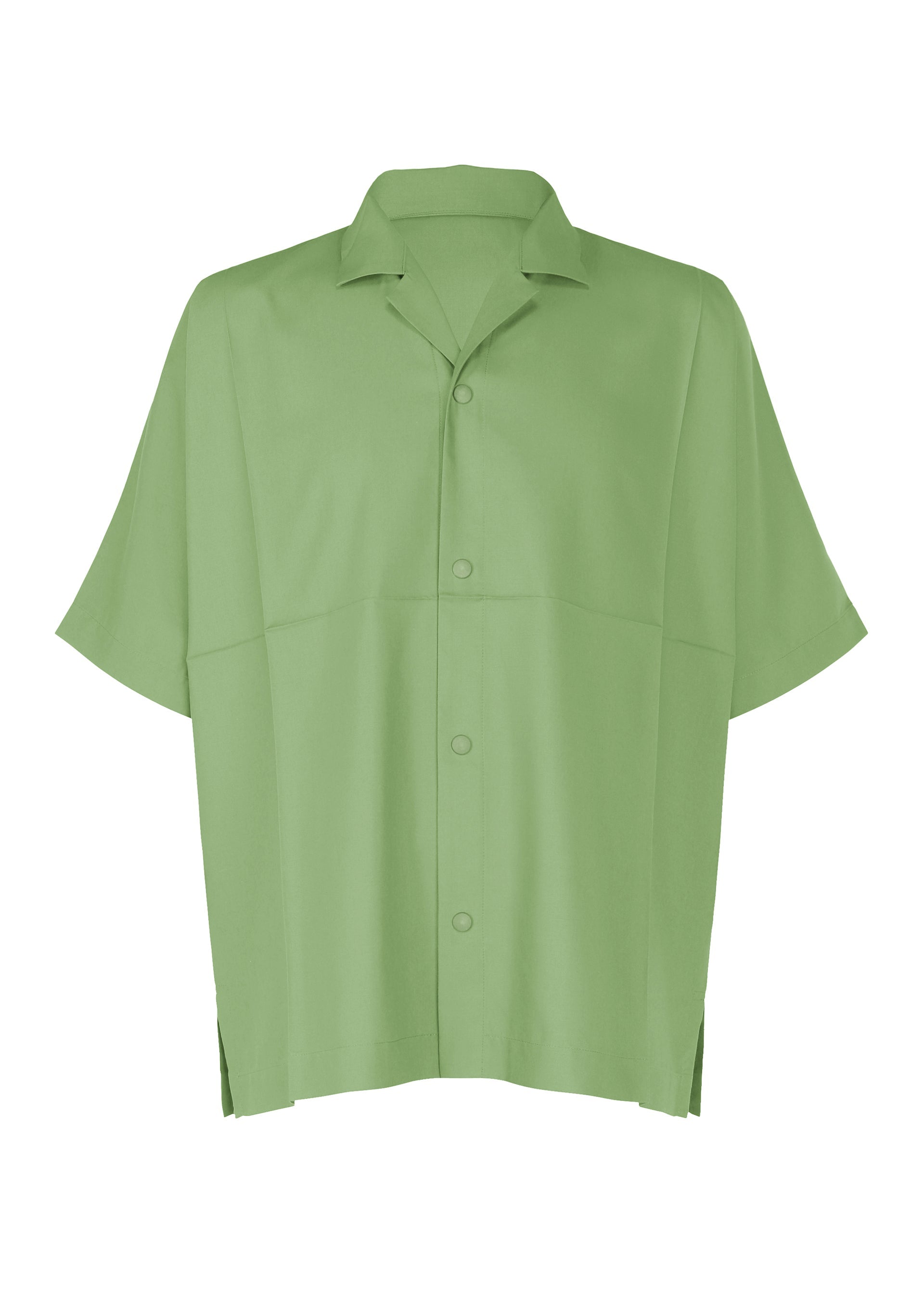 A product shot of the IM MEN COMPACT SHIRT shirt in light green (60).