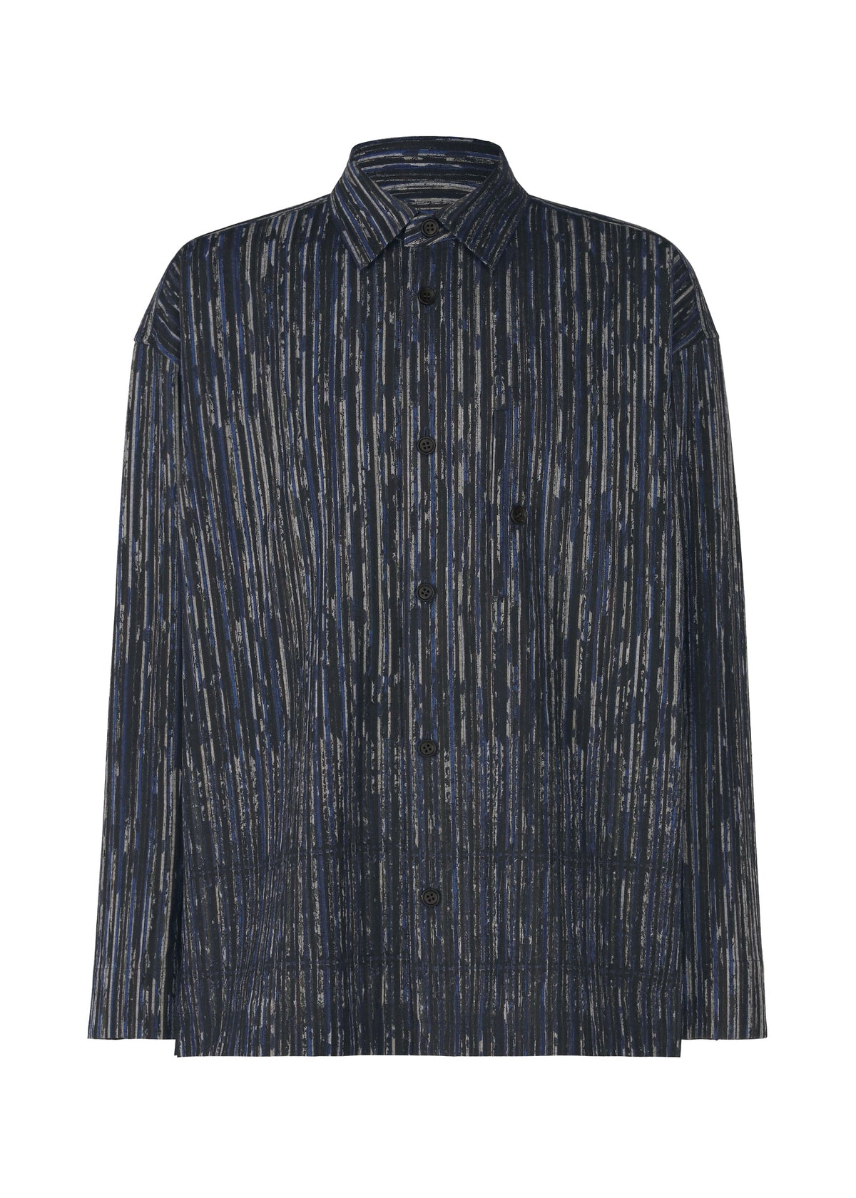 A product shot of the IM MEN CURVINESS SHIRT shirt in charcoal gray.