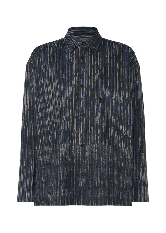 A product shot of the IM MEN CURVINESS SHIRT shirt in charcoal gray.
