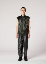 A model wears the IM MEN SATIN WASH top.