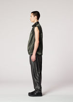 A model wears the IM MEN SATIN WASH top.