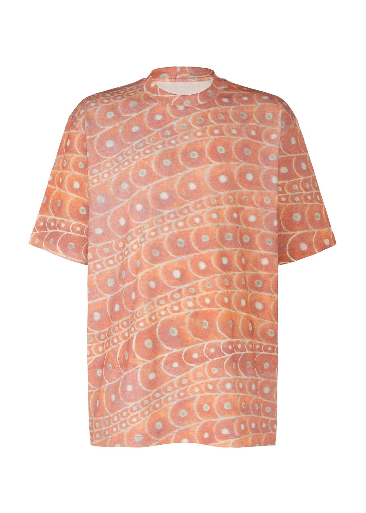 A product shot of the IM MEN UROKOMON T top in red (24).