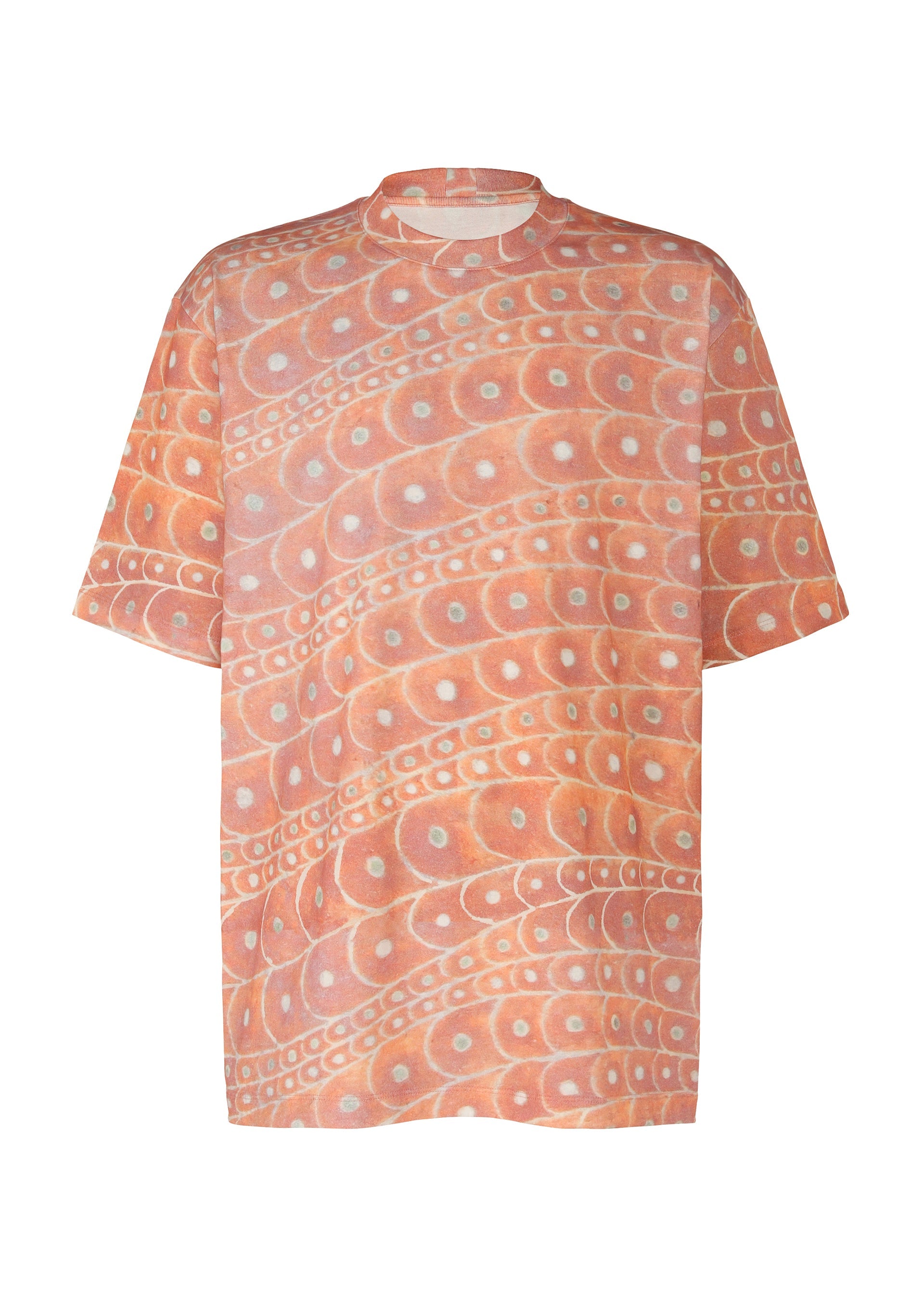 A product shot of the IM MEN UROKOMON T top in red (24).