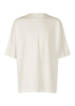 A product shot of the IM MEN FLAT T top in off-white (02).