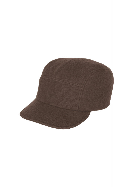 A product shot of the IM MEN FULLER WOOL CAP cap in brown.