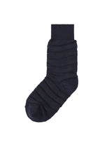 A product shot of the IM MEN FORMAL WAVE SOCKS socks in navy.