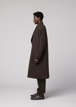 A model wears the IM MEN FULLER WOOL fuller-wool-coat-brown.