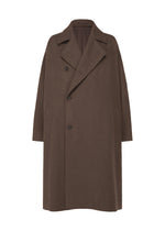 A product shot of the IM MEN FULLER WOOL coat in brown.