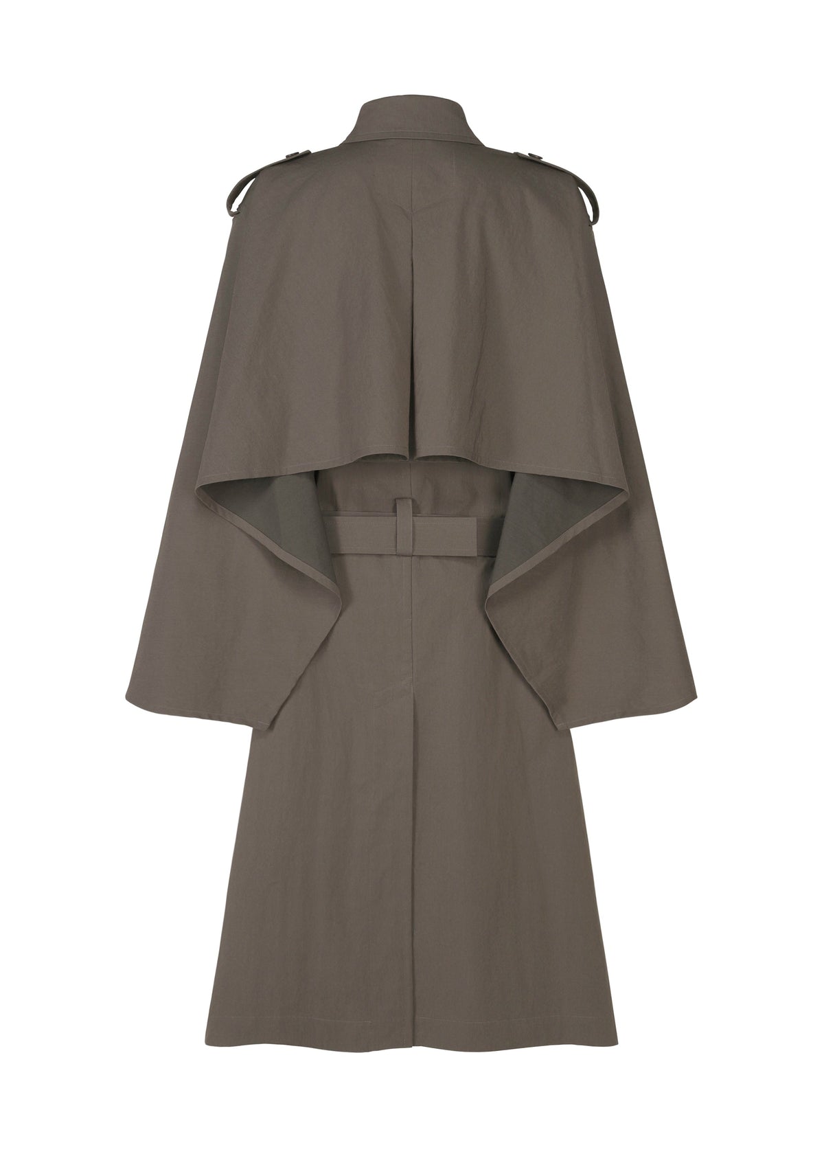 A detail shot of the IM MEN OVERLAP coat.