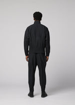 A model wears the IM MEN WAFT BLACK waft-black-jacket-black-1.