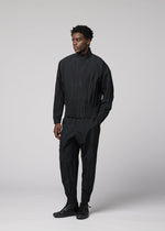 A model wears the IM MEN WAFT BLACK waft-black-jacket-black-1.