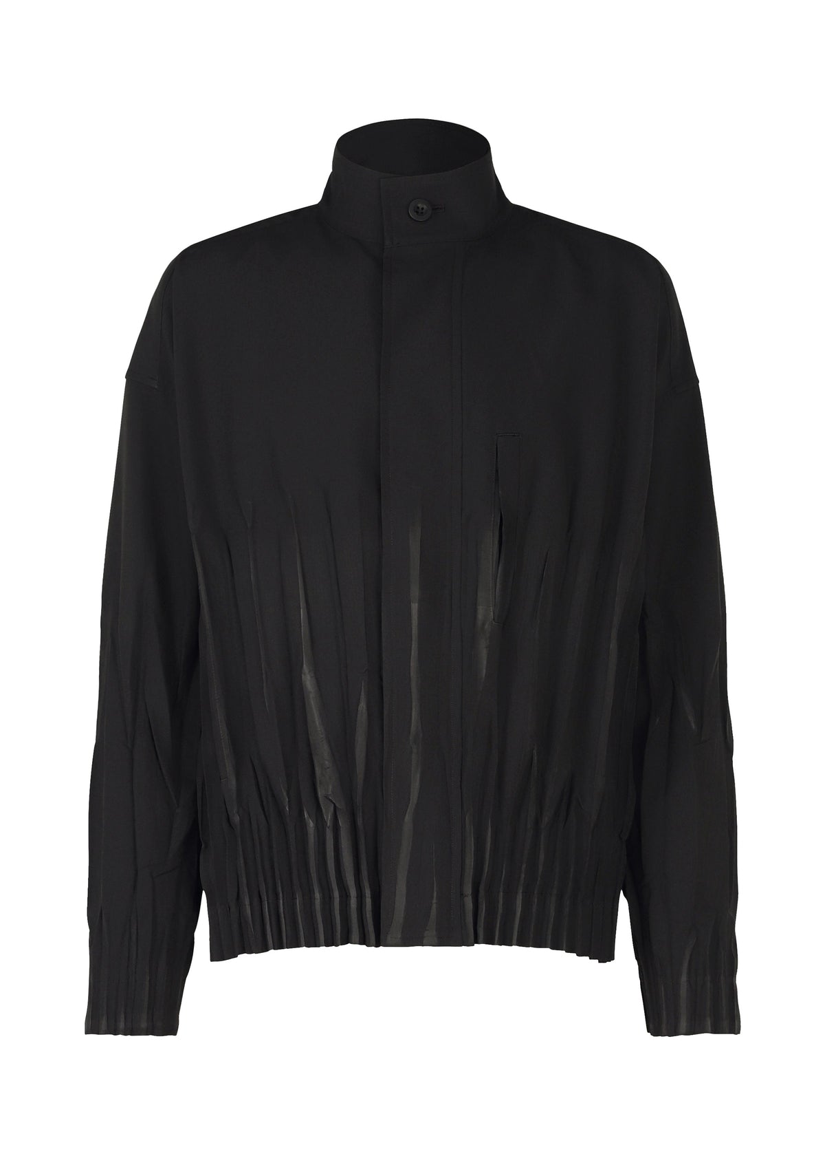 A product shot of the IM MEN WAFT BLACK jacket in black.