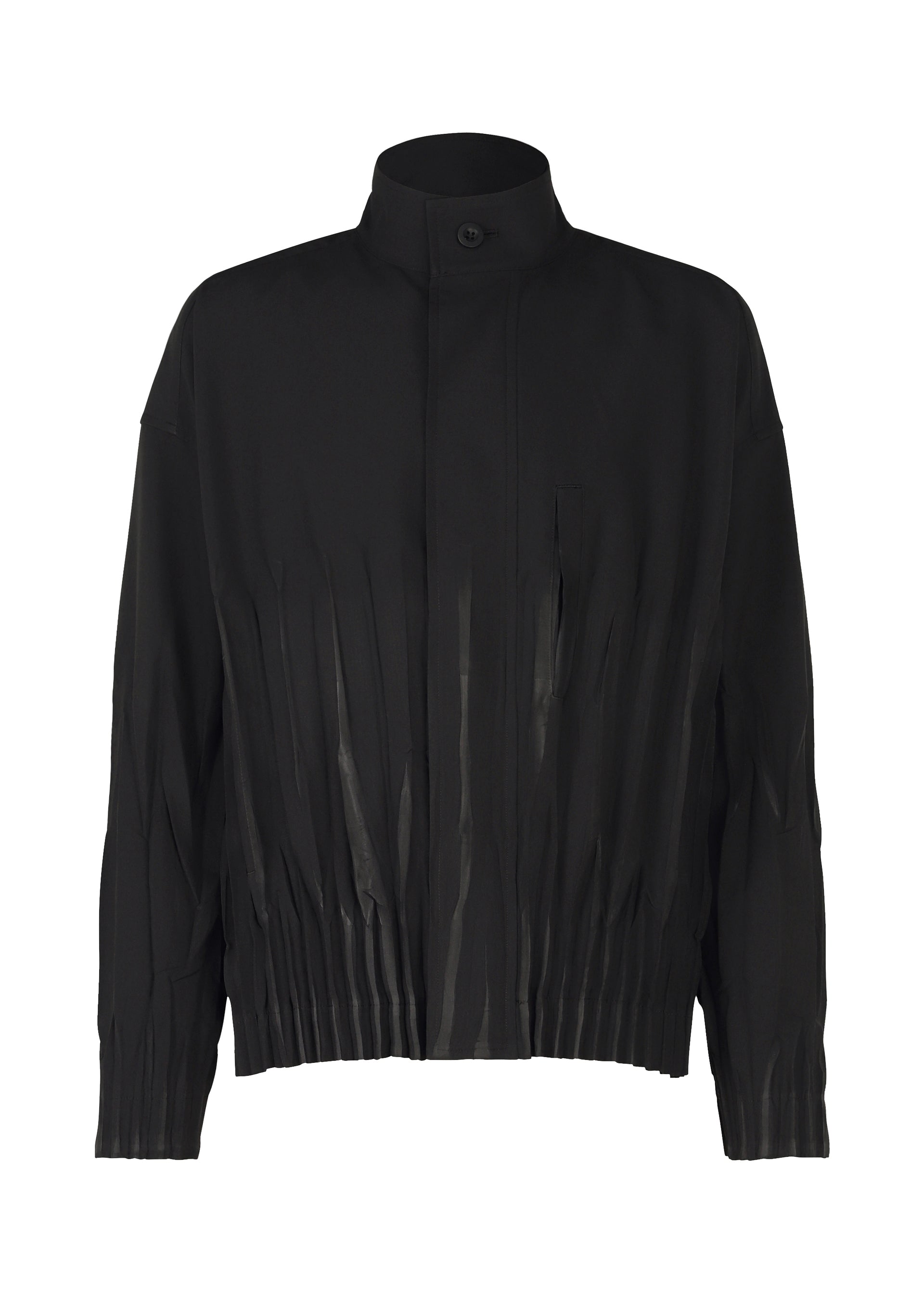 A product shot of the IM MEN WAFT BLACK jacket in black.