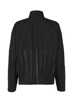 A detail shot of the IM MEN WAFT BLACK jacket.
