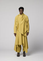A model wears the IM MEN COMFORT COTTON comfort-cotton-draped-jacket-black.