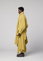 A model wears the IM MEN COMFORT COTTON comfort-cotton-draped-jacket-saxe-blue.