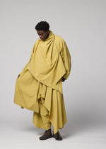 A model wears the IM MEN COMFORT COTTON comfort-cotton-draped-jacket-black.