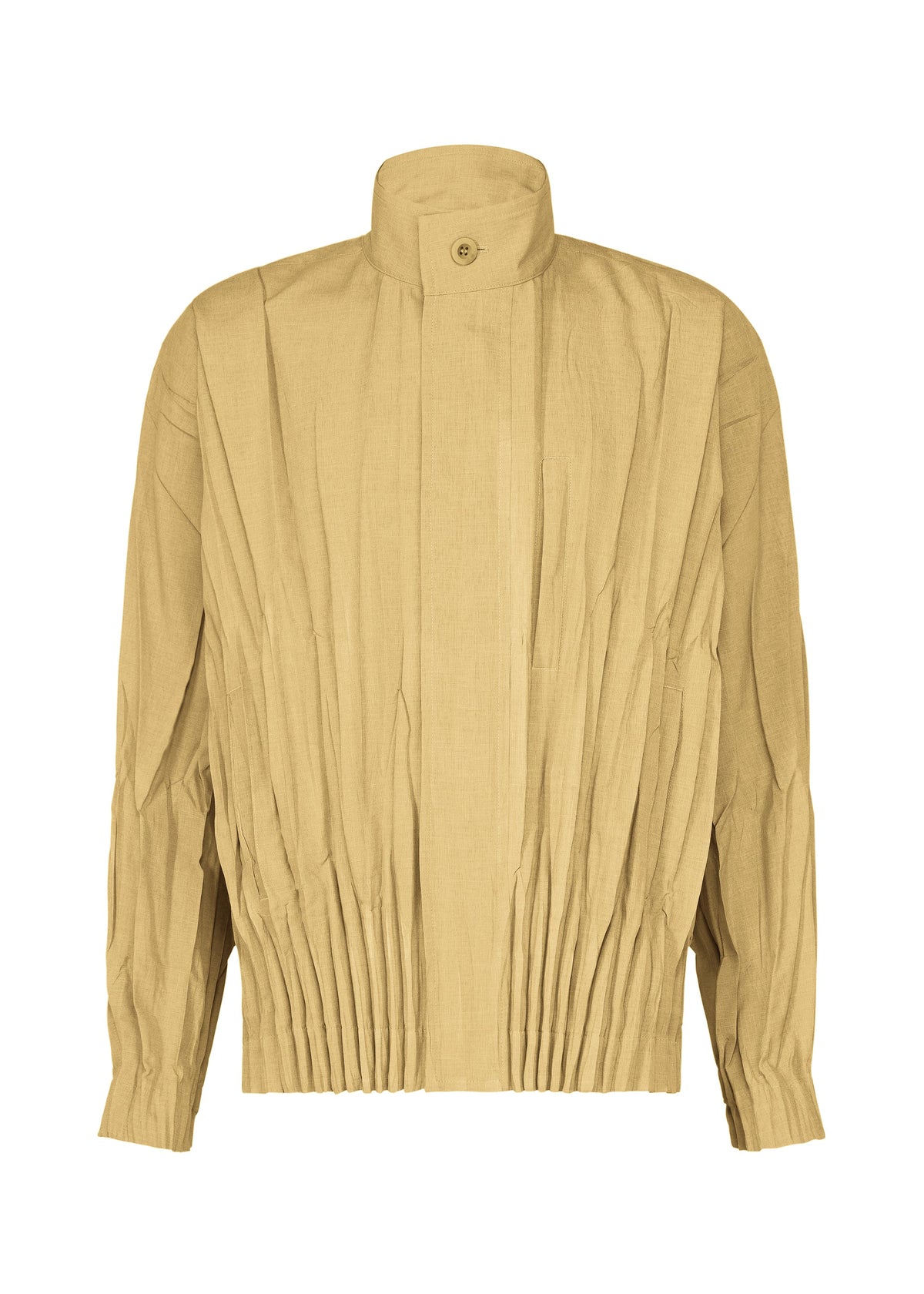 A product shot of the IM MEN EDGE jacket in beige.