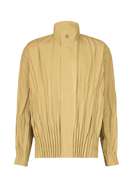 A product shot of the IM MEN EDGE jacket in beige.