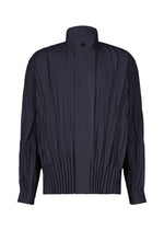 A product shot of the IM MEN EDGE jacket in navy.