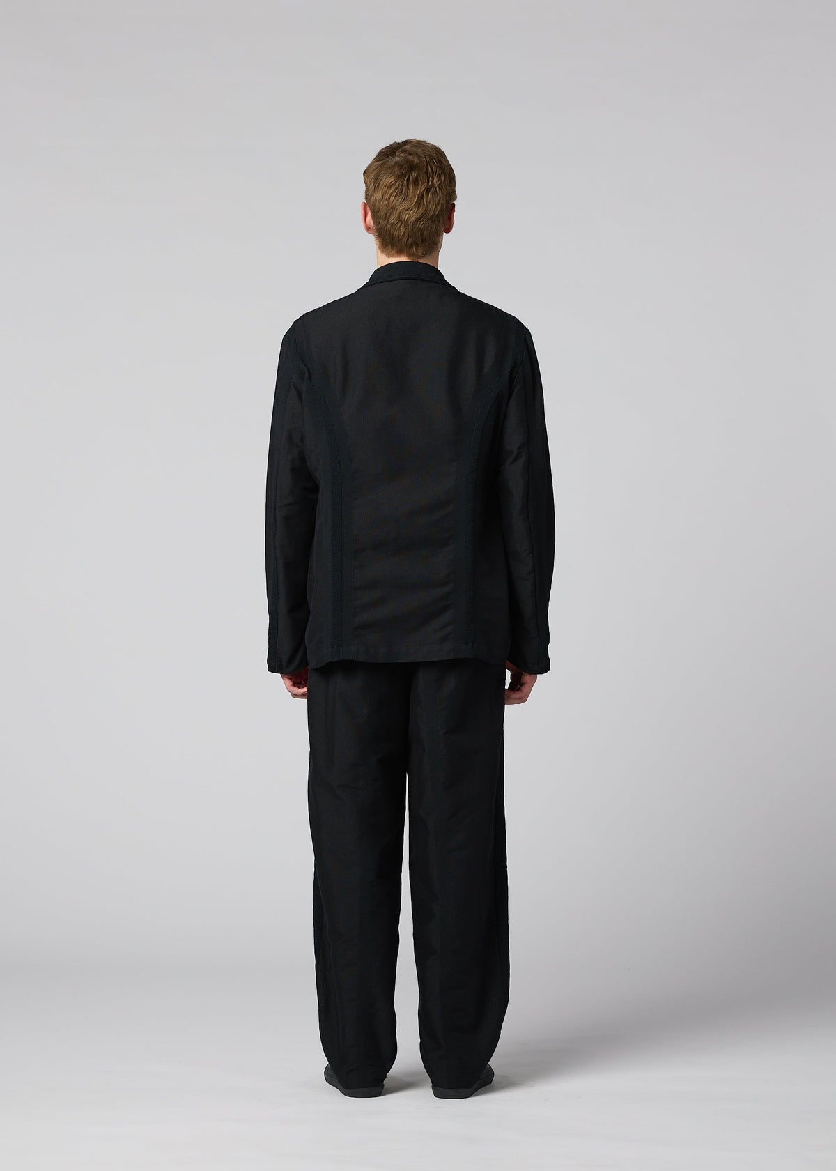 A model wears the IM MEN CLAY clay-jacket-white-1.
