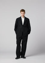 A model wears the IM MEN CLAY clay-jacket-black-1.