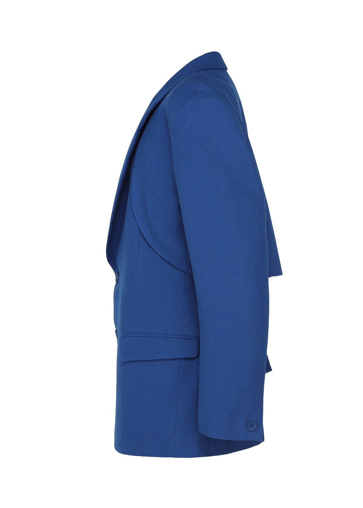 A detail shot of the IM MEN SHRINK WOOL jacket.