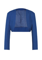 A detail shot of the IM MEN SHRINK WOOL jacket.