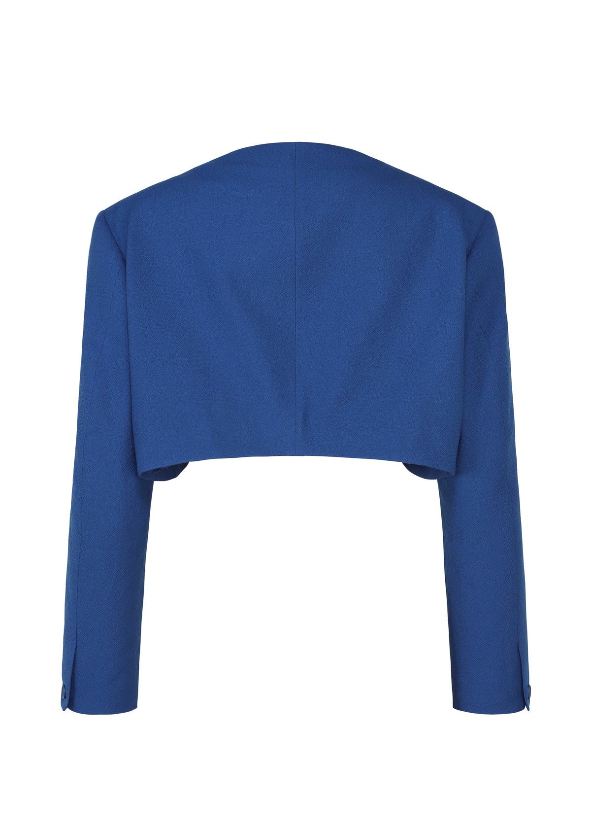 A detail shot of the IM MEN SHRINK WOOL jacket.