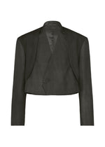 A product shot of the IM MEN GRADATION WOOL jacket in black.