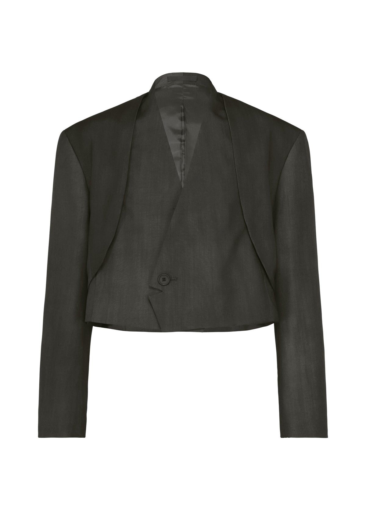 A product shot of the IM MEN GRADATION WOOL jacket in black.
