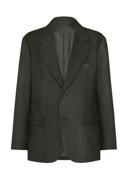 A product shot of the IM MEN GRADATION WOOL jacket in black.