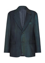 A product shot of the IM MEN GRADATION WOOL jacket in blue.