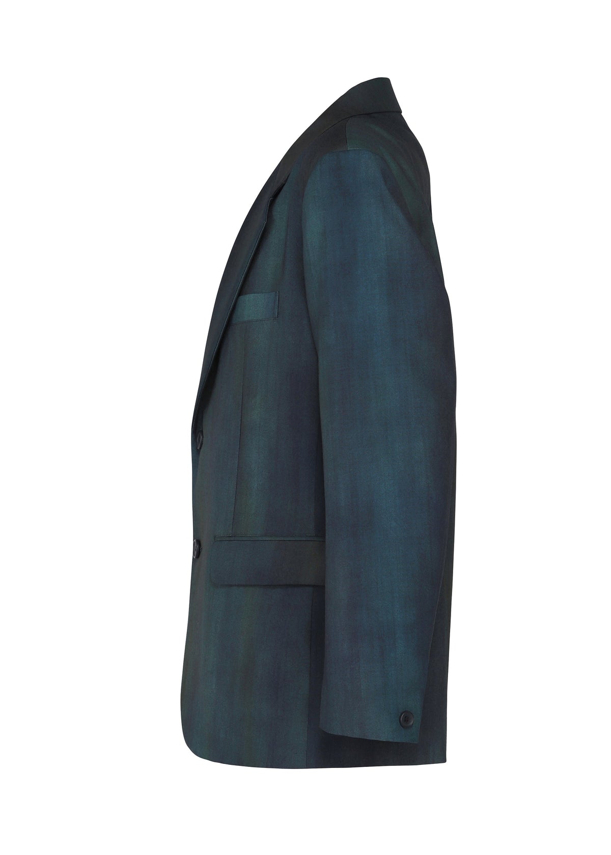 A detail shot of the IM MEN GRADATION WOOL jacket.