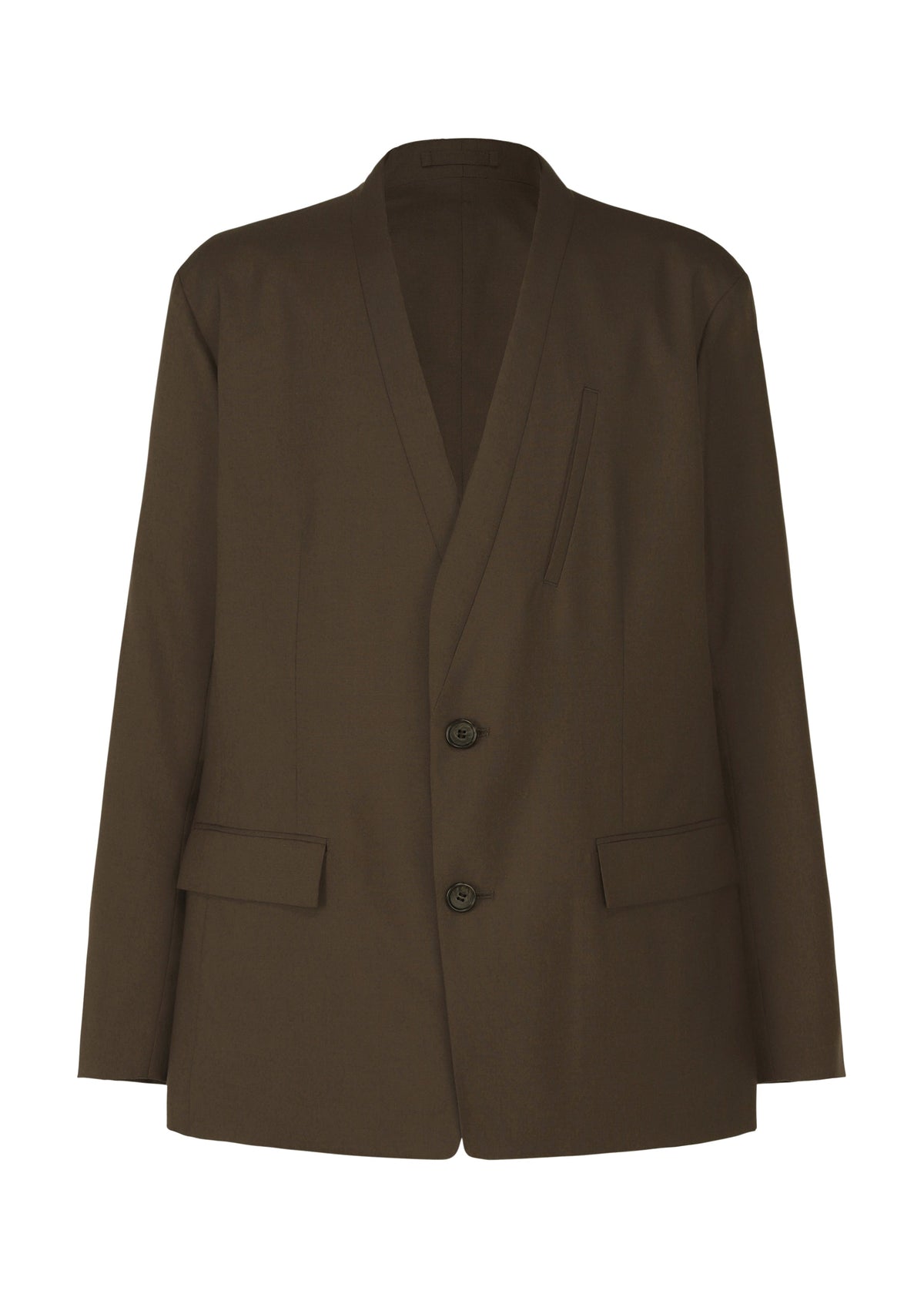 A product shot of the IM MEN SUAVE jacket in brown.