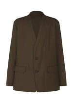 A product shot of the IM MEN SUAVE jacket in brown.