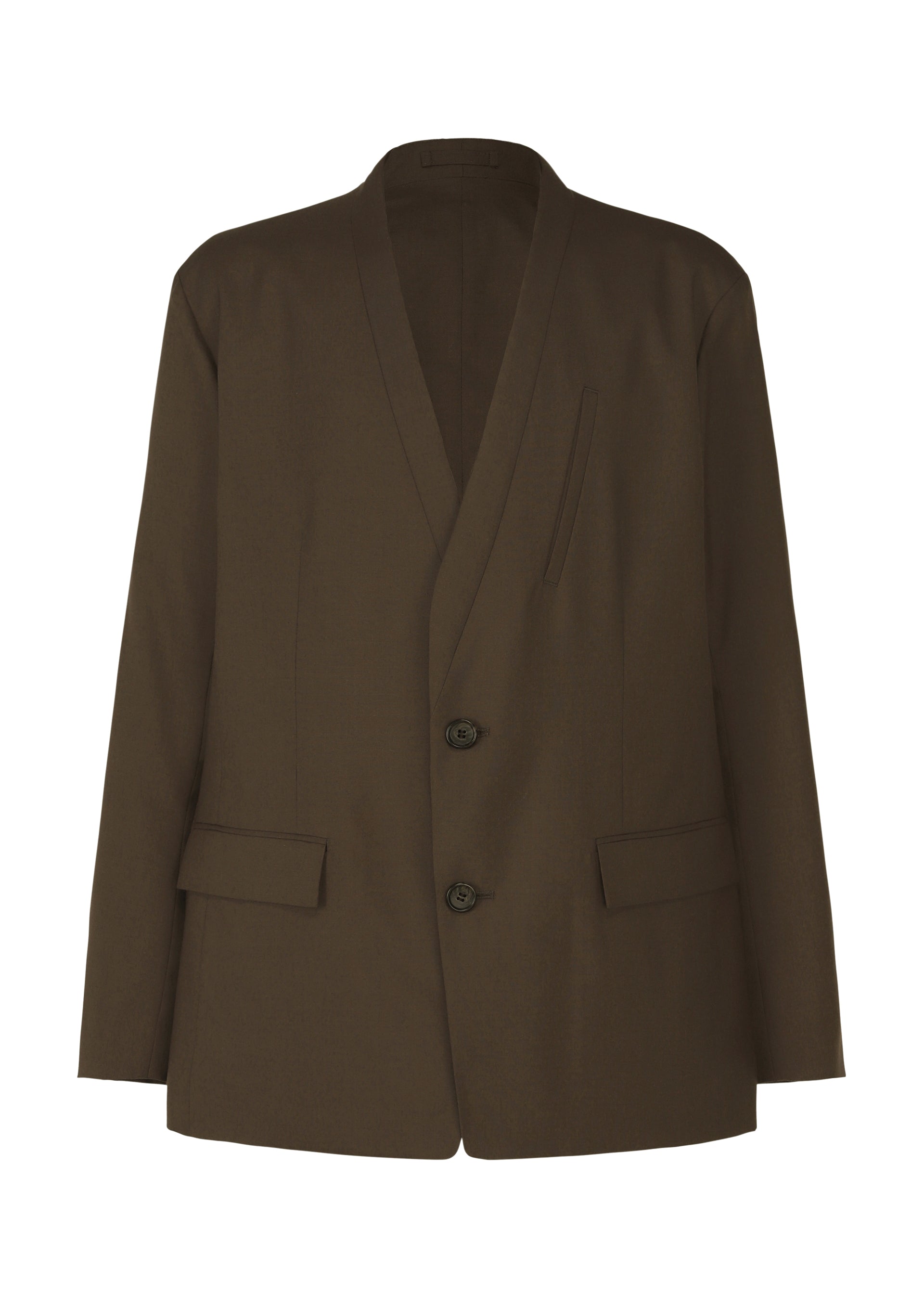 A product shot of the IM MEN SUAVE jacket in brown.