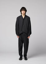 A model wears the IM MEN SWING BLACK swing-black-trousers-black.