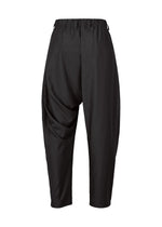 A detail shot of the IM MEN SWING BLACK trousers.