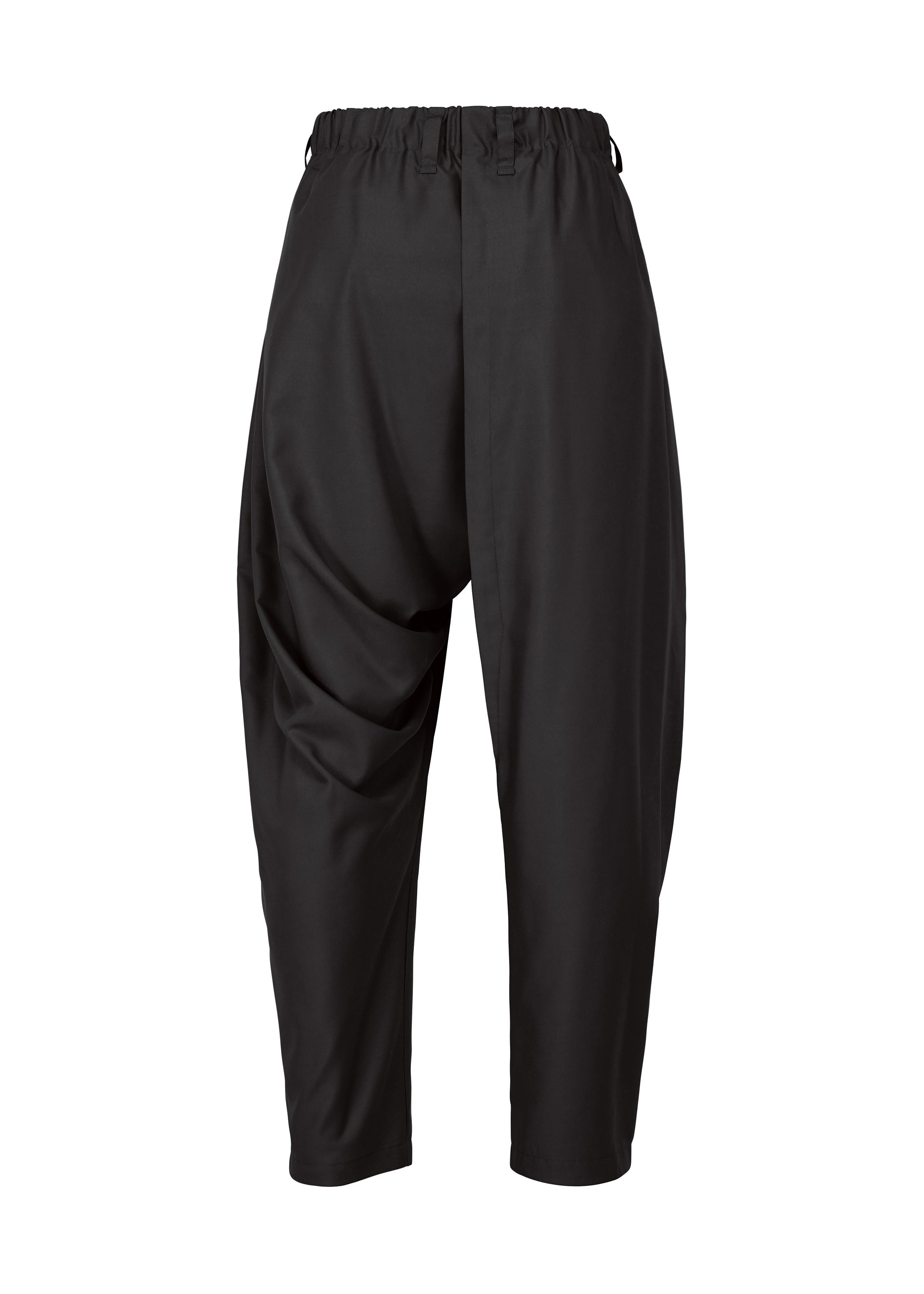 A detail shot of the IM MEN SWING BLACK trousers.
